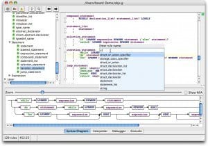 antlr editor for an external DSL
