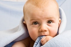 Beautiful Baby sucking Blanket