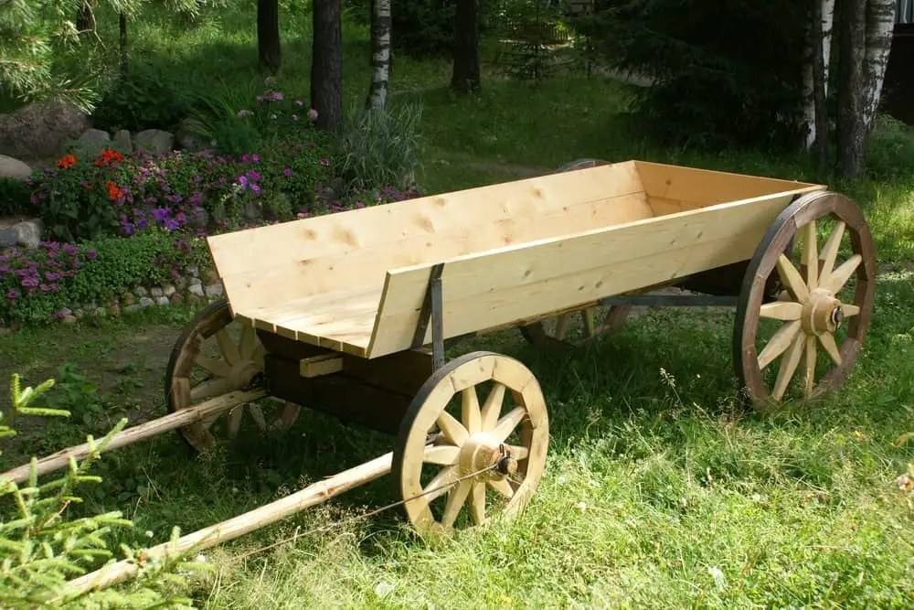 Wooden horse cart
