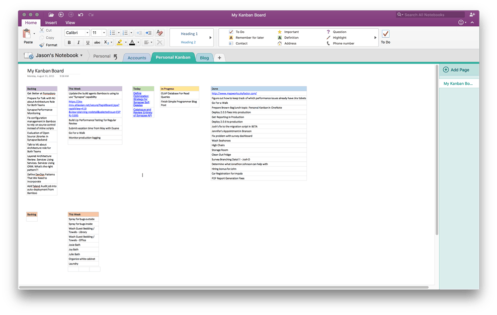 using onenote in teams