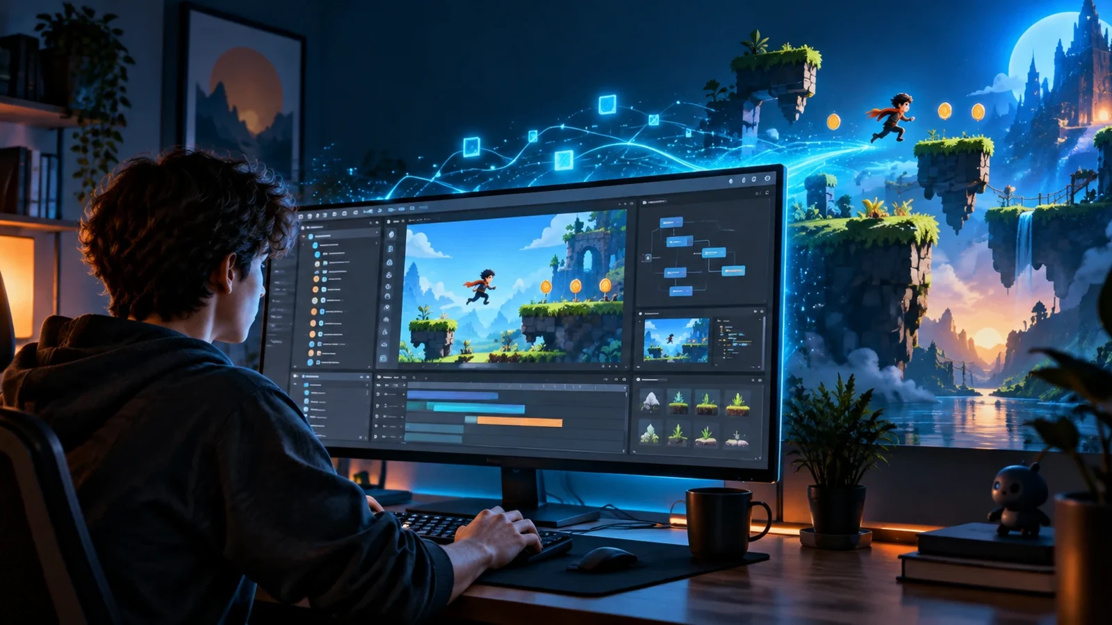 Beginner building a small 2D game at a modern development workstation