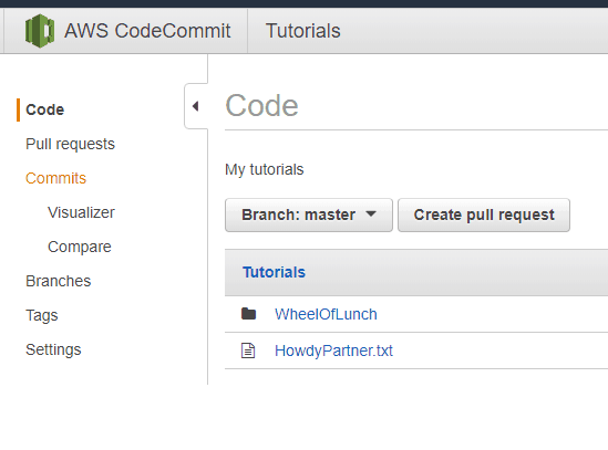 AWS developer tools