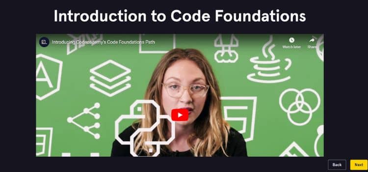 Codecademy's Code Foundations Skill Path