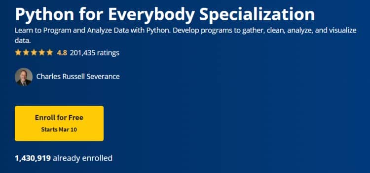 Coursera's Python Specialization
